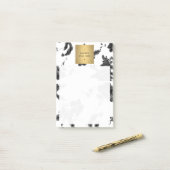floral patroon post-it® notes (Op bureau)