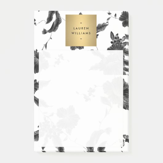 floral patroon post-it® notes (Voorkant)