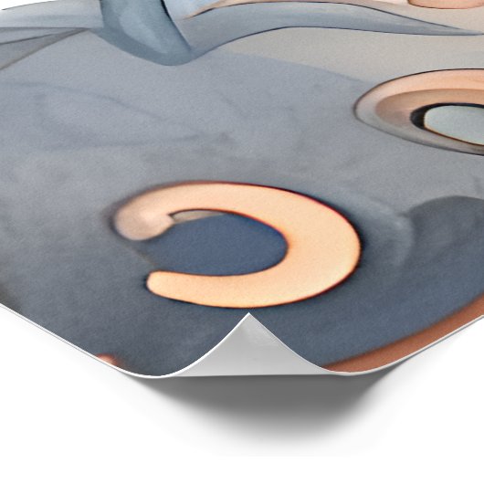 Floral patroon poster (Hoek)