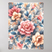 Floral patroon poster (Voorkant)