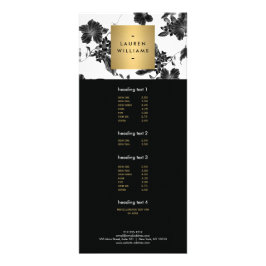  floral patroon reclamekaart