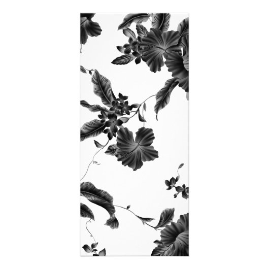  floral patroon reclamekaart (Achterkant)