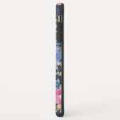 Floral Patroon - Roze Paars Donkerblauw Case-Mate iPhone Case (Achterkant/links)