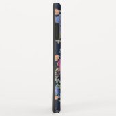 Floral Patroon - Roze Paars Donkerblauw Case-Mate iPhone Case (Achterkant/rechts)