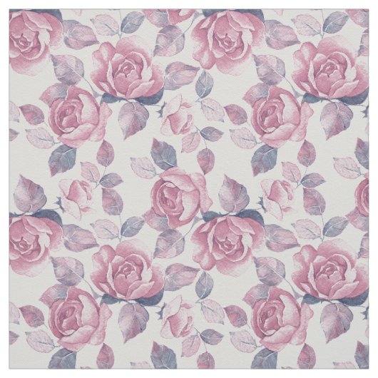 Floral patroon.  rozen stof (Swatch)