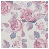Floral patroon.  rozen stof (Close Up)