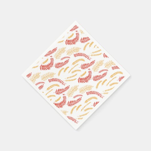 Floral patroon servetten (Hoek)