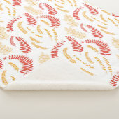 Floral patroon sherpa deken (3/4)