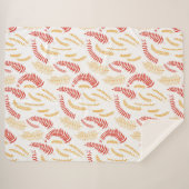 Floral patroon sherpa deken (Voorkant (horizontaal))