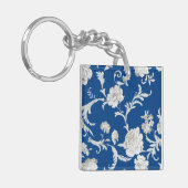 Floral patroon sleutelhanger (Voorkant Links)