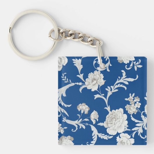 Floral patroon sleutelhanger (Voorkant)