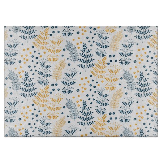 Floral patroon snijplank (Voorkant)