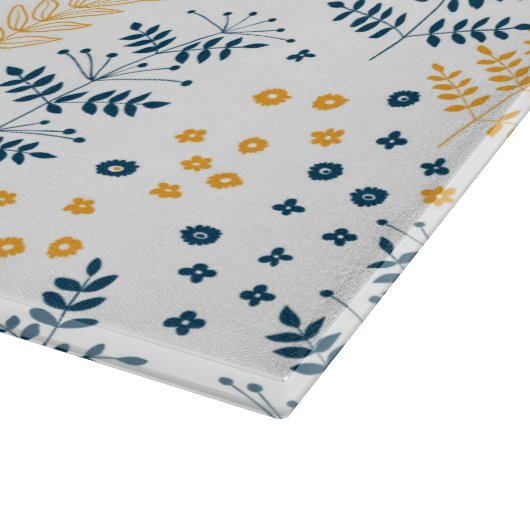 Floral patroon snijplank (Hoek)