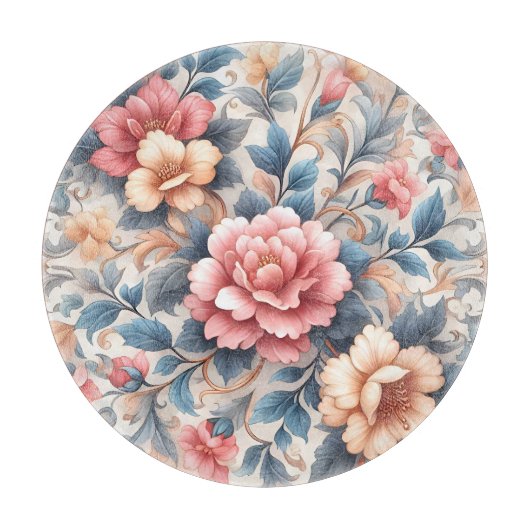 Floral patroon snijplank (Voorkant)