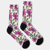 Floral patroon sokken (Rechts)