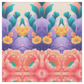 Floral patroon stof (Close Up)