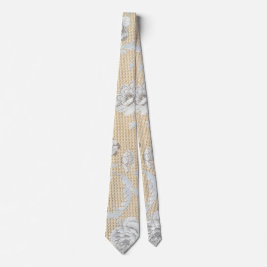 Floral patroon stropdas (Voorkant)
