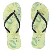 Floral patroon teenslippers (Voetbed)