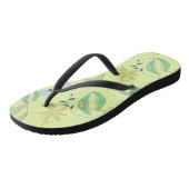 Floral patroon teenslippers (Schuin)
