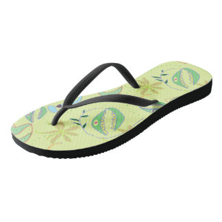 Floral patroon teenslippers