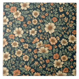 Floral patroon tegeltje