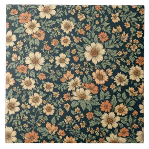 Floral  patroon tegeltje