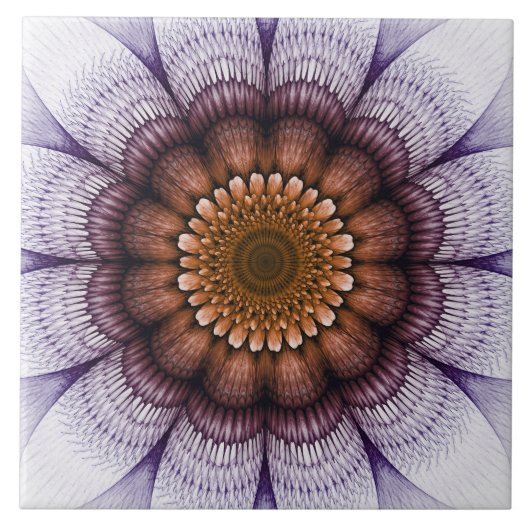 Floral patroon tegeltje (Voorkant)