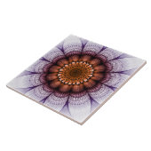 Floral patroon tegeltje (Zijkant)