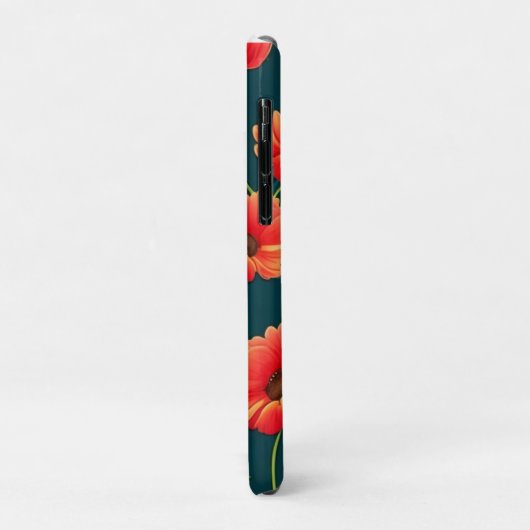 floral patroon telefoon Case-Mate iPhone case (Achterkant/links)