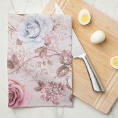 Floral patroon theedoek (Quarter Fold)