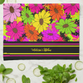 Floral patroon theedoek (Gevouwen)