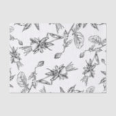 Floral Patroon Tissue Paper Tissuepapier (Voorkant)