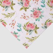 Floral patroon tissuepapier (Detail)
