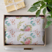 Floral patroon tissuepapier (Geschenk)