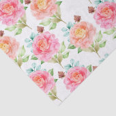 Floral patroon tissuepapier (Detail)