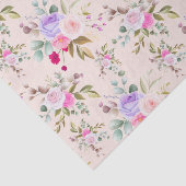 Floral patroon tissuepapier (Detail)