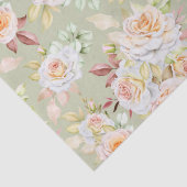 Floral patroon tissuepapier (Detail)