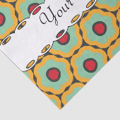 Floral patroon tissuepapier (Detail)