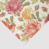 Floral patroon tissuepapier (Detail)