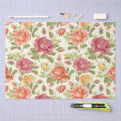 Floral patroon tissuepapier (Craft)