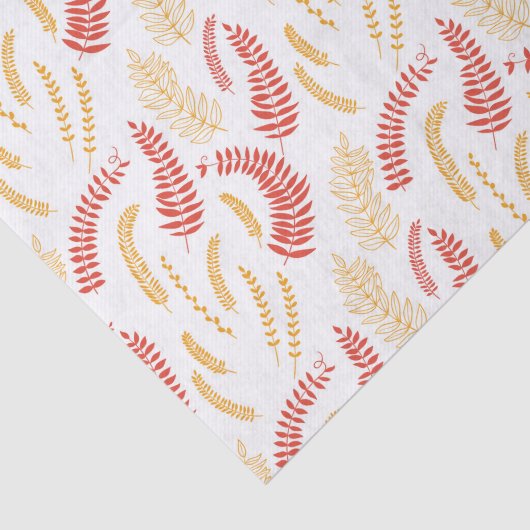 Floral patroon tissuepapier (Detail)