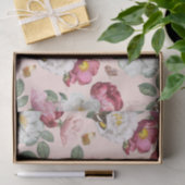 Floral patroon tissuepapier (Geschenk)