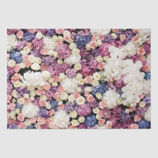 Floral patroon tissuepapier (Voorkant)