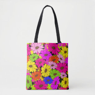 Floral patroon tote bag