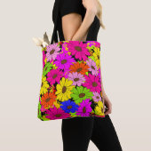 Floral patroon tote bag (Dichtbij)