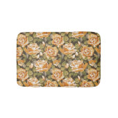  Floral patroon van gele rozen Badmat (Voorkant)