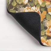  Floral patroon van gele rozen Muismat (Hoek)