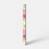 Floral Patroon voor heldere kleurrijke Waterverf Samsung Galaxy Hoesje (Linkerkant)