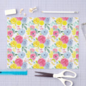 Floral Patroon voor heldere kleurrijke Waterverf Tissuepapier (Craft)