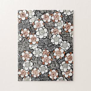 Floral patroon Watanabe Seitei Legpuzzel